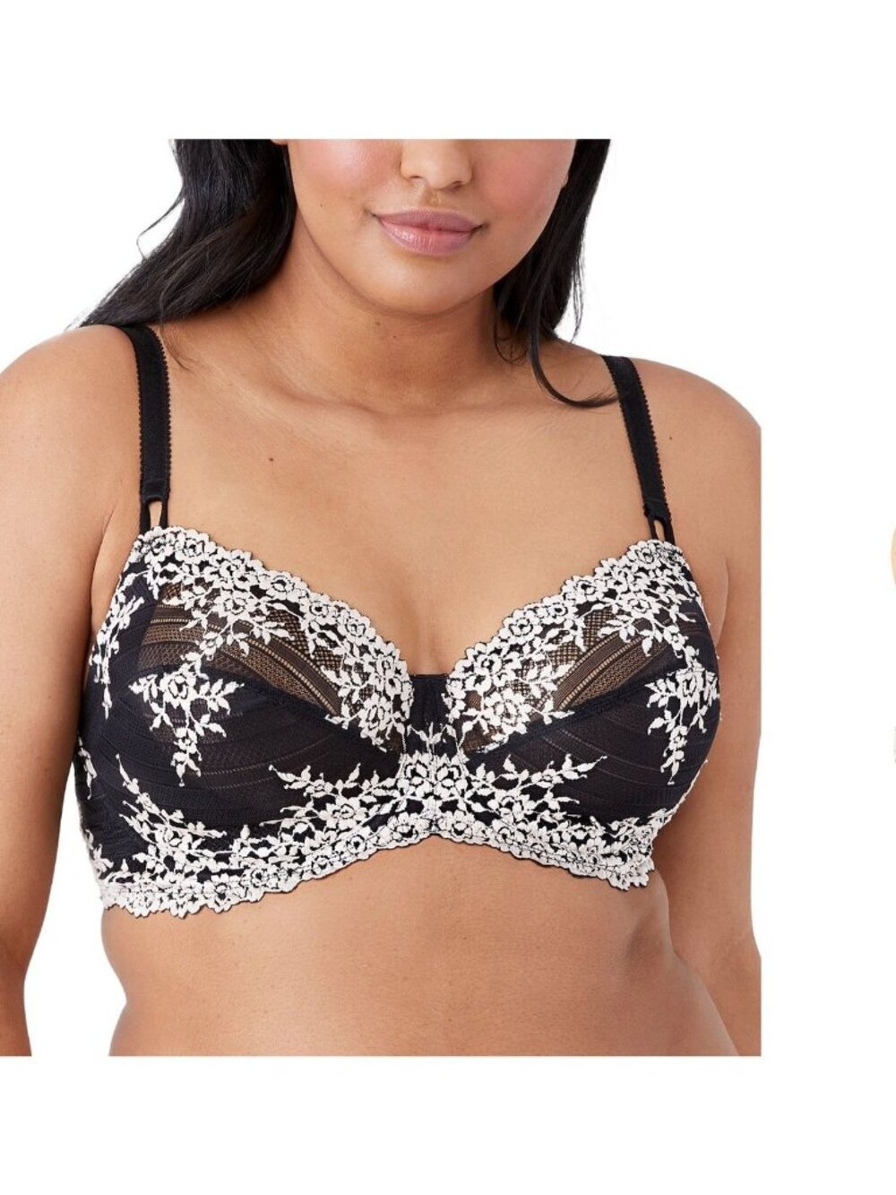 Wacoal Embrace Lace Underwire Bra Sz 36DD EUC Elegant Classic Comfortable